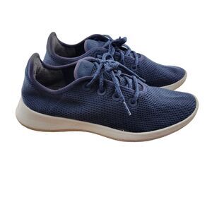Allbirds Tree Runners Running Shoe Navy Blue Mens Size 10 Knit Sneakers Athletic